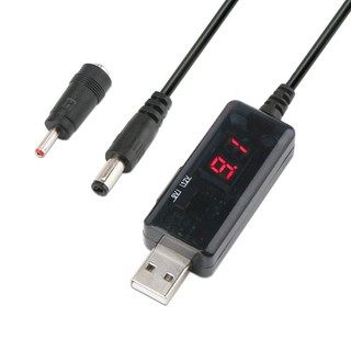 สายเคเบิ้ลUsb V Step Up To 9 V 12v อะแดปเตอร์แปลงแรงดันไฟฟ้าสามารถปรับได้