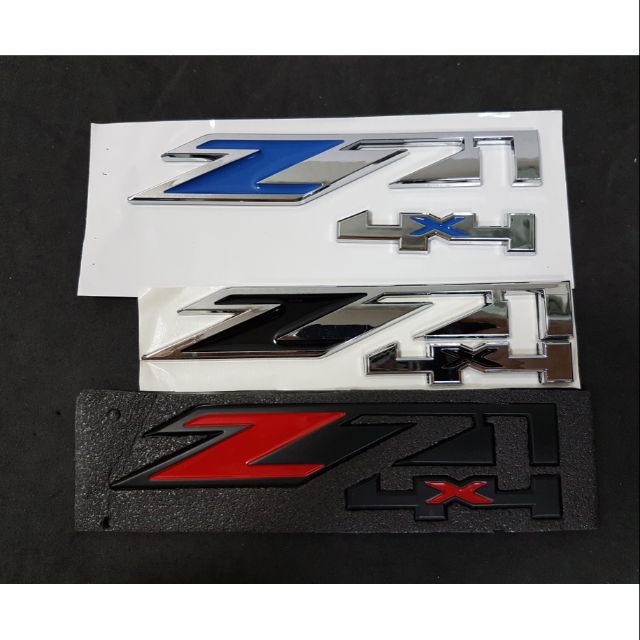 Z 71 4×4 TRAILBLAZER chevrolet logo badge โลโก้ ไทรเบลเซอร์ เชฟโรเลต