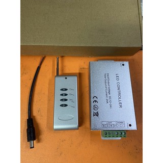 กล่องคอนโทรลไฟ5050RGBพร้อมรีโมท ขนาด24Aใช้ไฟDC12V-24V