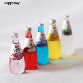 &lt;Happybay&gt; ขวดเครื่องดื่มผลไม้จิ๋ว 1:12 อุปกรณ์เสริม สําหรับบ้านตุ๊กตา 5 ชิ้น