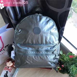 💕KIPLING LARGE BACKPACK WITH DOUBLE ZIPS ของแท้ ราคาถูก