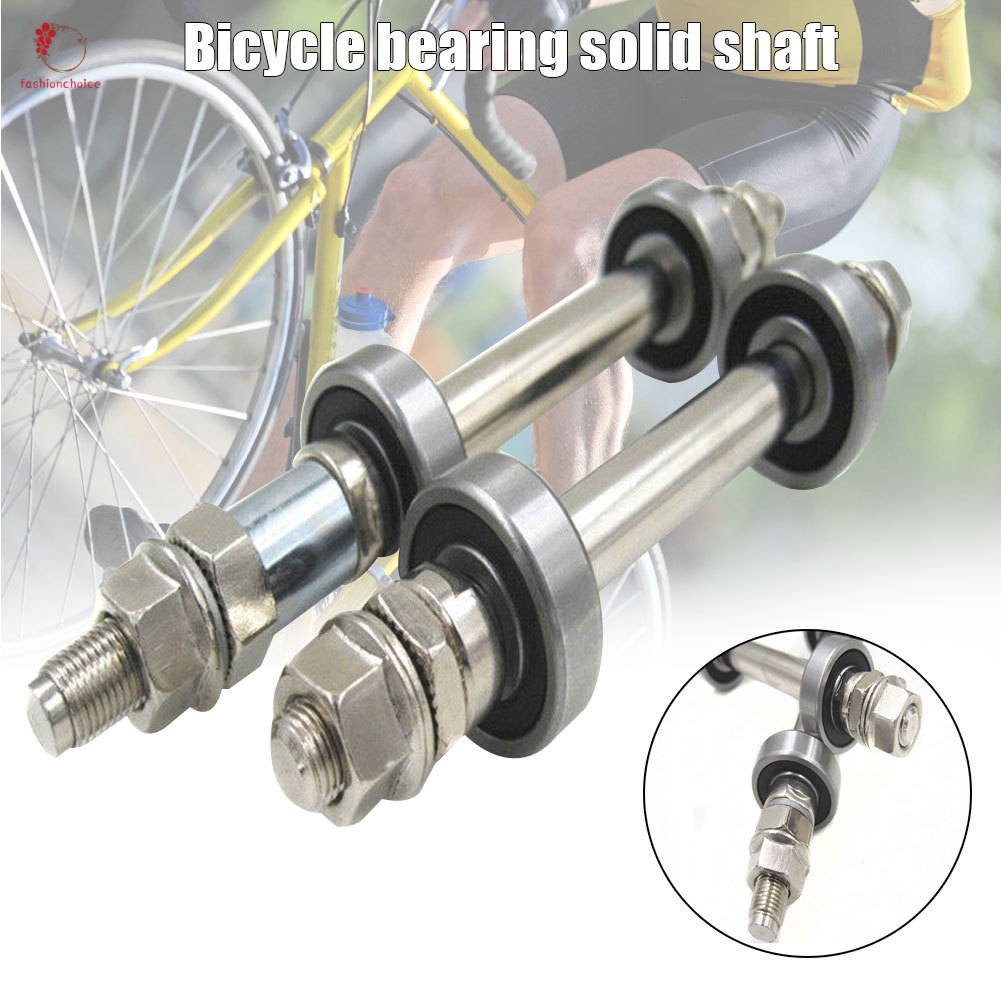 Bearing Bike Wheel Hub Axle Solid Shaft Lever Bicycle Repair Tool 3RMS