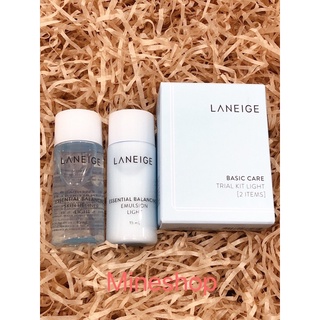 Set‼️เทสเตอร์Laneige Basic Care Trial Kit Light (2 ขวด) ของแท้💯%