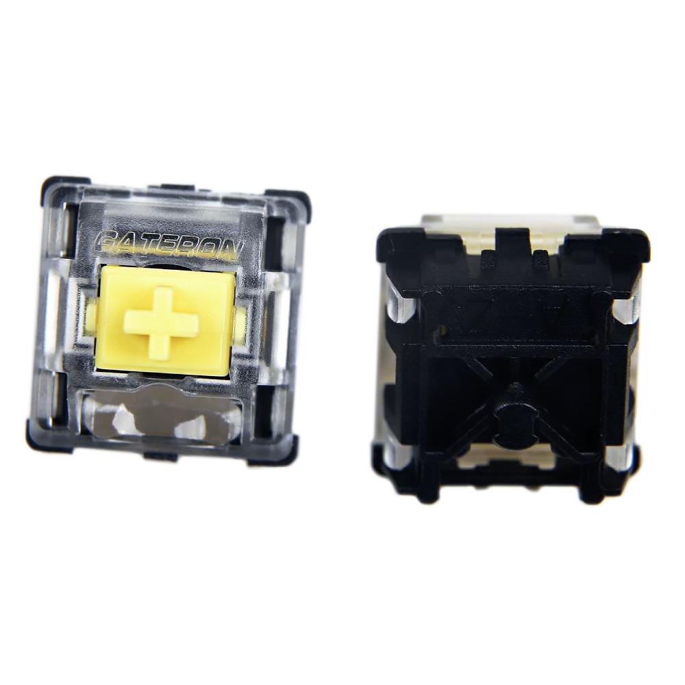 10 ชิ้น Gateron เงียบสวิทช์เงินสีเหลืองสีแดงสีน้ําตาลเปลี่ยนสําหรับ Gateron Optical Switch คีย์บอร์ด