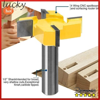 อุปกรณ์เครื่องมือ router bit 1/2 นิ้วสําหรับทํางานไม้