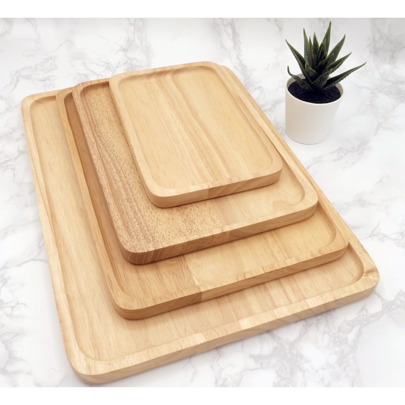 Wooden Trays Serving Tray Coffee Table Tray Modern White Serving