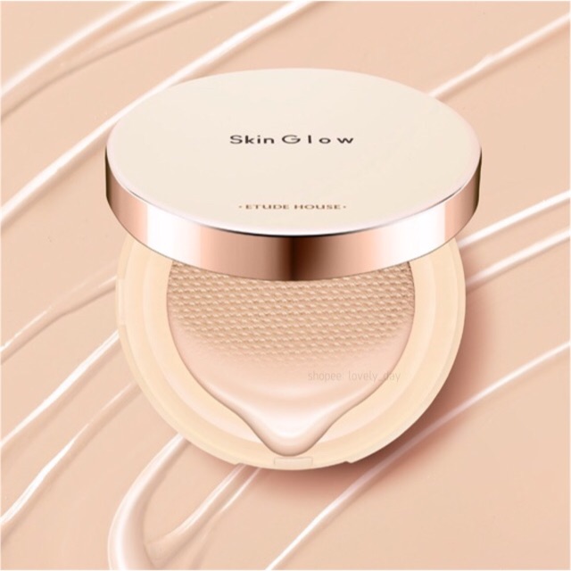 [ของแท้/พร้อมส่ง] คูชชั่น ETUDE HOUSE Skin Glow Essence Cushion SPF50+/PA++++ 10g (ตลับปกติ/refill)