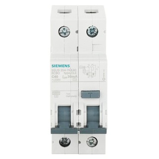 เบรกเกอร์ เมนเบรกเกอร์ RCBO SIEMENS 40A 2P 30mA เบรกเกอร์ ตู้ไฟ งานระบบไฟฟ้า MAIN BREAKER RCBO 40A 2P 30MA SIEMENS