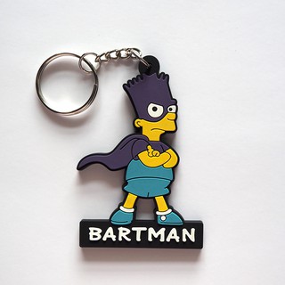 พวงกุญแจยาง Simpson ซิมพ์สัน ซิมสั้น Batman แบทแมน