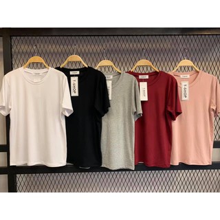 เสื้อเรย่อน เสื้อยืด เสื้อเปล่า คอกลม เสื้อผู้หญิง แบรนด์ T-Shop