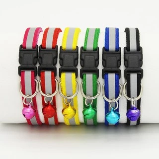 Boqi Factory ปลอกคอสัตว์เลี้ยง ปลอกคอหมา ปลอกคอแมว มีสีเทาสะท้อนแสง Cat collor01