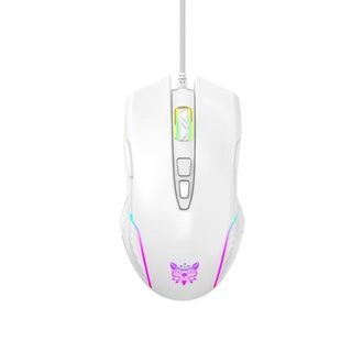 ONIKUMA GAMING MOUSE YUKI Gaming White  (สินค้ารับประกัน 2ปีเก็บกล่องจนหมดการรับประกัน)