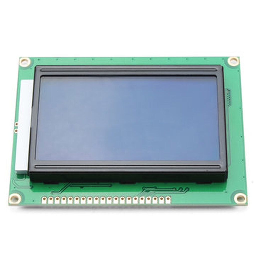 12864 LCD Display Module with Blue Backlight ST7920