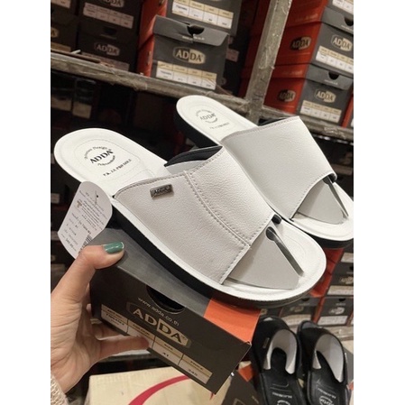 ADDA รองลำลอง รองแตะแบบสวม สำหรับผู้ชาย พื้นพียู AD 7Q04 (P28)