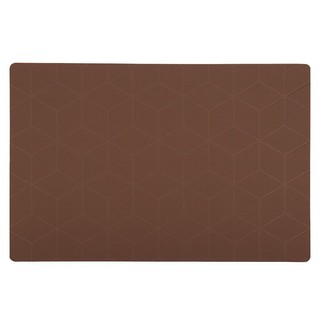 ที่รองภาชนะ แผ่นรองจาน RUBIX สีน้ำตาล อุปกรณ์บนโต๊ะอาหาร ห้องครัวและอุปกรณ์ PLACEMAT RUBIX BROWN