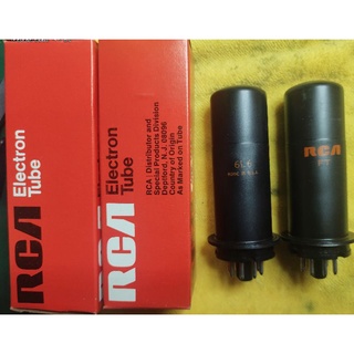 RCA.6L6- หลอดสูญญากาศเหล็ก​ ผลิตอเมริกา​ สินค้าใหม่ไม่เคยใช้งาน​-NOS/NIB​ มีรับประกัน​ Upgrade เครื่องจีนหลอด6P3