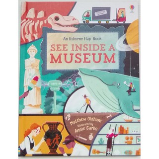 See inside Museum เหมาะสำหรับ 6 ขวบ+  Board book กระดาษแข็งทุกหน้า with flaps