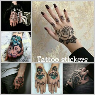 ☀รอยสักชั่วคราว Tattoo stickers สติ๊กเกอร์รอยสัก