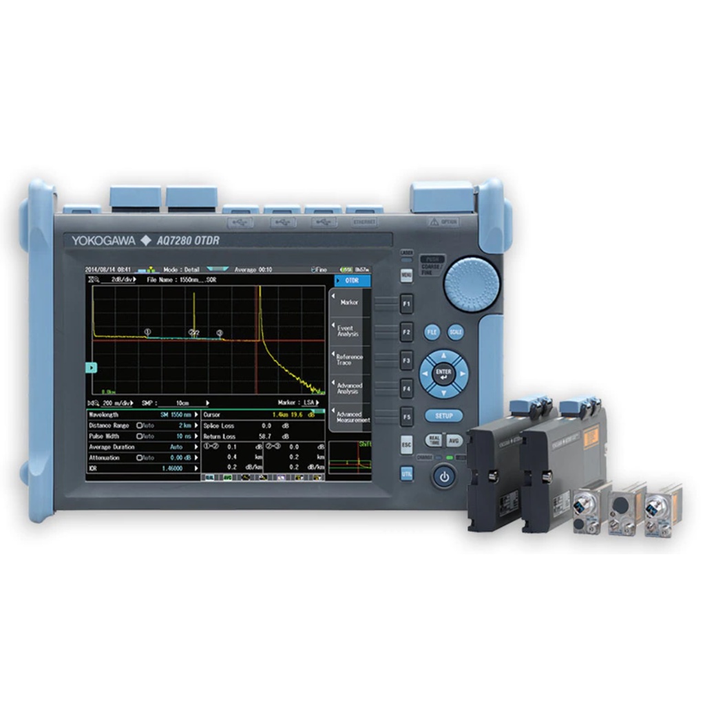 Yokogawa AQ7280 7282A Optical Time Domain Reflectometer SM OTDR 1310/1550nm, 38/36dB