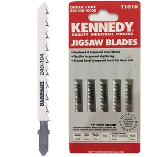 KENNEDY ใบเลื่อยจิ๊กซอ JIGSAW BLADES (EQV. TO BOSCH T101D) PKT-5 แบบเสียบ