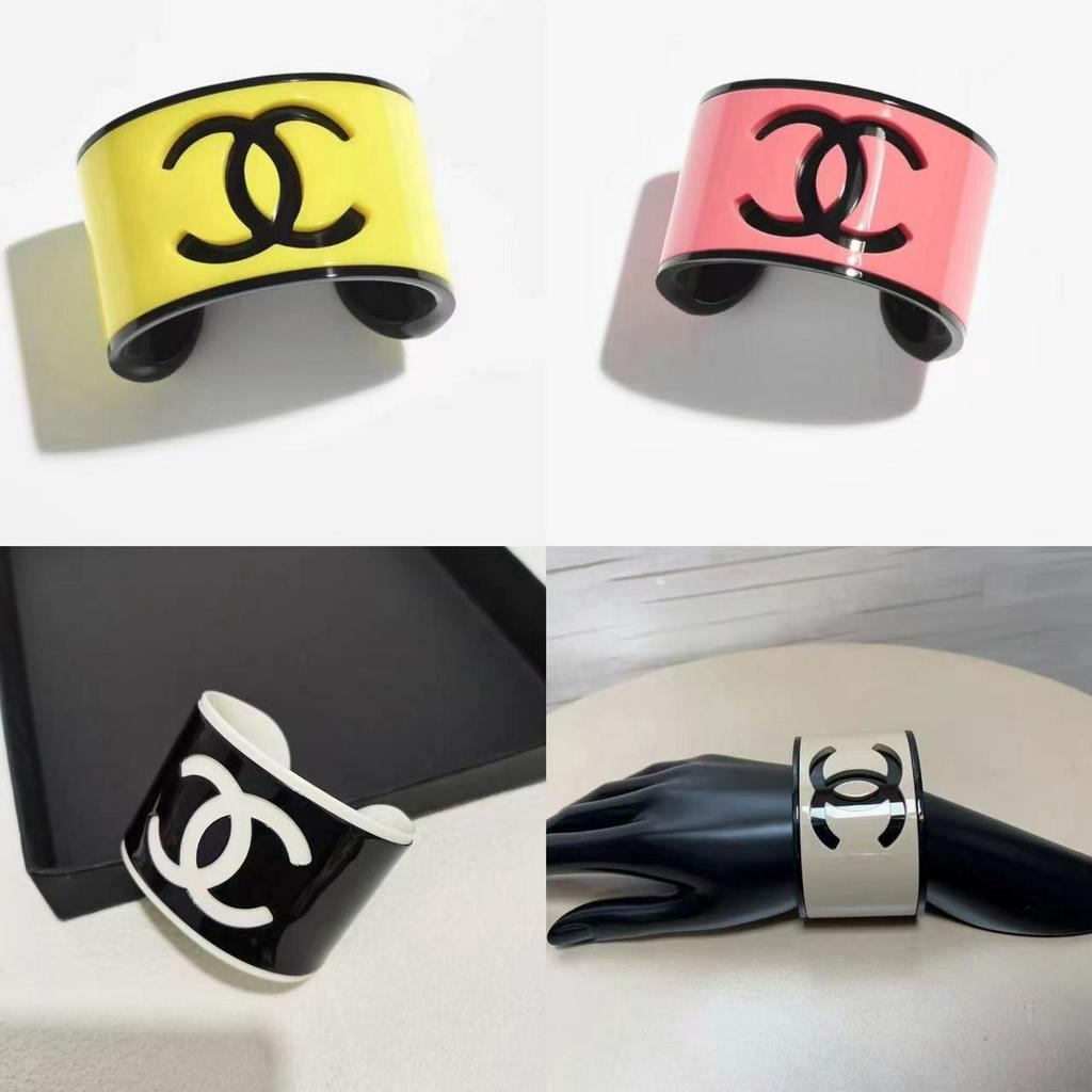 [ขายดี] สร้อยข้อมือ เคลือบเงา ลายตัวอักษร C&C Alec แฟชั่นเรโทร 2023