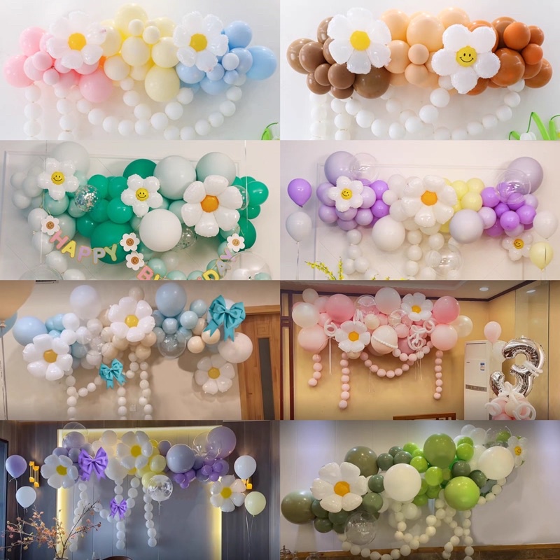 ร้านไทย พร้อมส่ง เซ็ทลูกโป่งสไตล์ญี่ปุ่น มี3แบบให้เลือกค่า