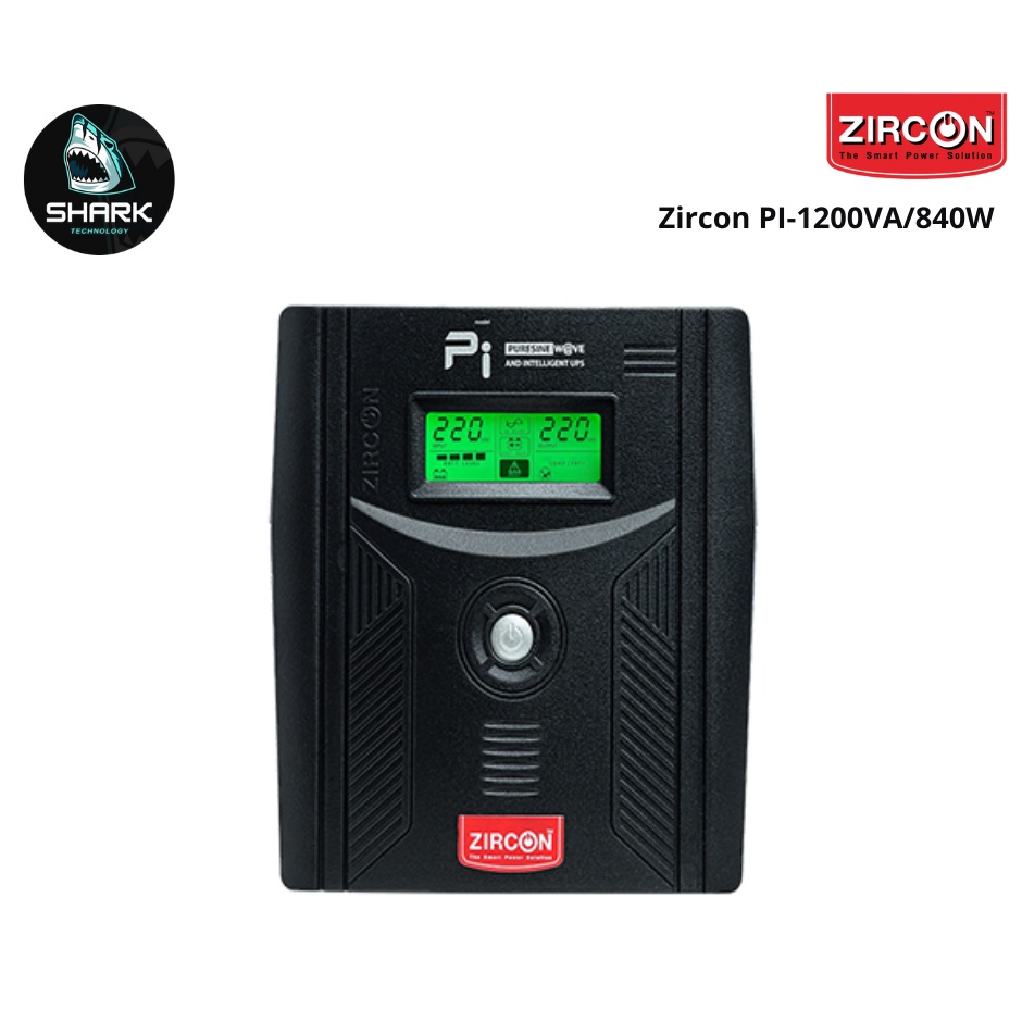 เครื่องสำรองไฟ Zircon รุ่น PI-1200VA/840W