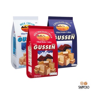 Euro Gussen Filled Wafer Cubes 100 g กัสเซ็น เวเฟอร์สอดไส้ครีม 100g [กรอกโค้ด NBCGECS ลด 40.-]