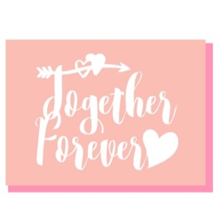 การ์ดอวยพร Together forever