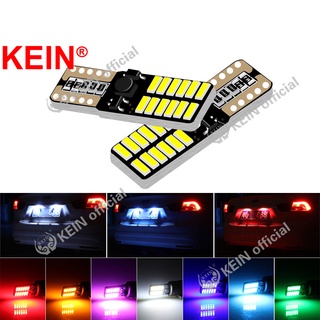 KEIN T10 หลอดไฟ LED 194 W5W 4014 ไฟ LED ด้านข้างของรถไฟ LED ความกว้าง DRL 24-SMD 4014 ชิปเซ็ต LED เปลี่ยนหลอดไฟสำหรับรถโดมแผนที่ประตูไฟ