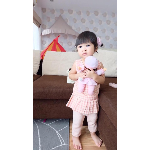 Mom&Me ชุดลูกสาว Pastel Pink Scoth