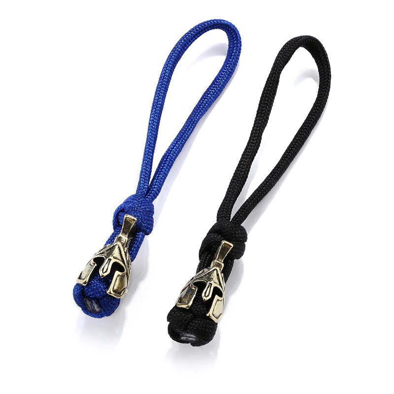 สายแลนยาร์ด แลนยาร์ด Knife lanyard paracord 4mm พวงกุญแจ หัวนักรบ Viking spartan lanyard, keychain ลูกปัด ลูกปัดหัวนักรบ - รูปที่ 2