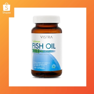 Vistra Salmon Fish Oil 100 Capsules วิสทร้า แซลมอน ฟิชออยด์ 1000มก. 100 แคปซูล