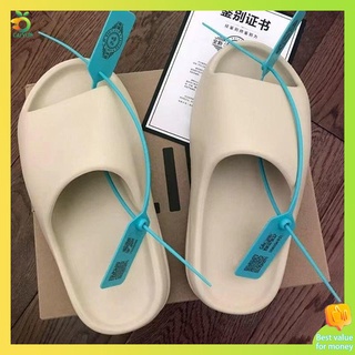 รองเท้านิ่มเหมือนเหยียบขี้ รองเท้าเหยียบขี้ Putian Putian Coconut Slippers Men สวมใส่ Ins -wearing Ins -summer Beach คู่รักที่ไม่ใช่ -slip Yeezy