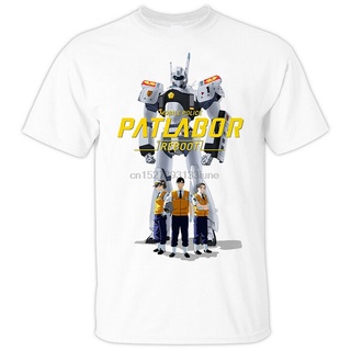 tshirtเสื้อยืดคอกลมฤดูร้อนเสื้อกันหนาว ลายการ์ตูนอนิเมะตํารวจ Patlabor V1 M Oshii 1989 T สีขาว S3XlSto4XL