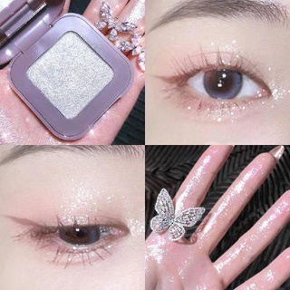 อายแชโดว์ชิมเมอร์กากเพชรชิมเมอร์อุปกรณ์แต่งหน้าแบบมืออาชีพ 10 สี