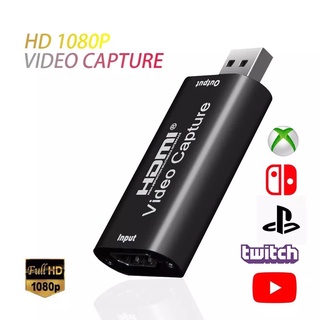 Mini HD 1080P HDMI USB 2.0 Video Capture Cardเกมการบันทึกกล่องสำหรับคอมพิวเตอร์Youtube OBSฯลฯที่ถ่ายทอดสดออกอากาศ