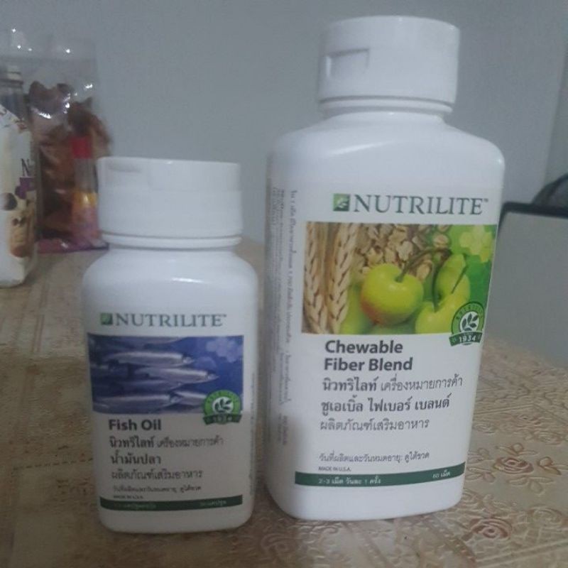 AMWAY - Nutrilite Fiber blend +Fish Oil