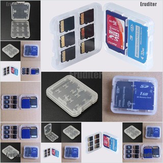 กล่องเก็บการ์ดหน่วยความจํา 8 ช่อง Micro SD TF SDHC