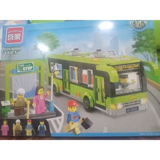 LEgo enlighten City bus 420 pcs,  school bus LEGO เลโก้รถโรงเรียน 293 ชิ้น พร้อมส่ง