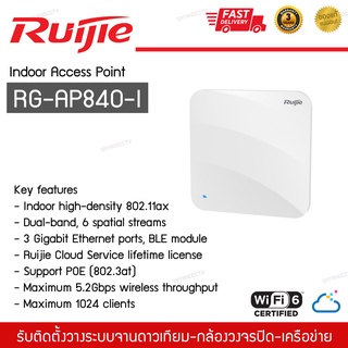 ตัวกระจายสัญญาณwifi Indoor Access point Ruijie RG-AP840-I