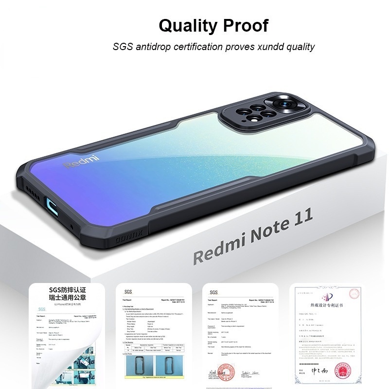 [พร้อมส่ง] เคสอะคริลิคใส กันกระแทก สําหรับ Xiaomi 11T Pro Redmi Note 11s 10s Pro Max Poco X3 GT Pro Mi 11 Lite - รูปที่ 5