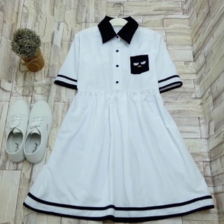 💨Minidress ผ้าoxford cotton