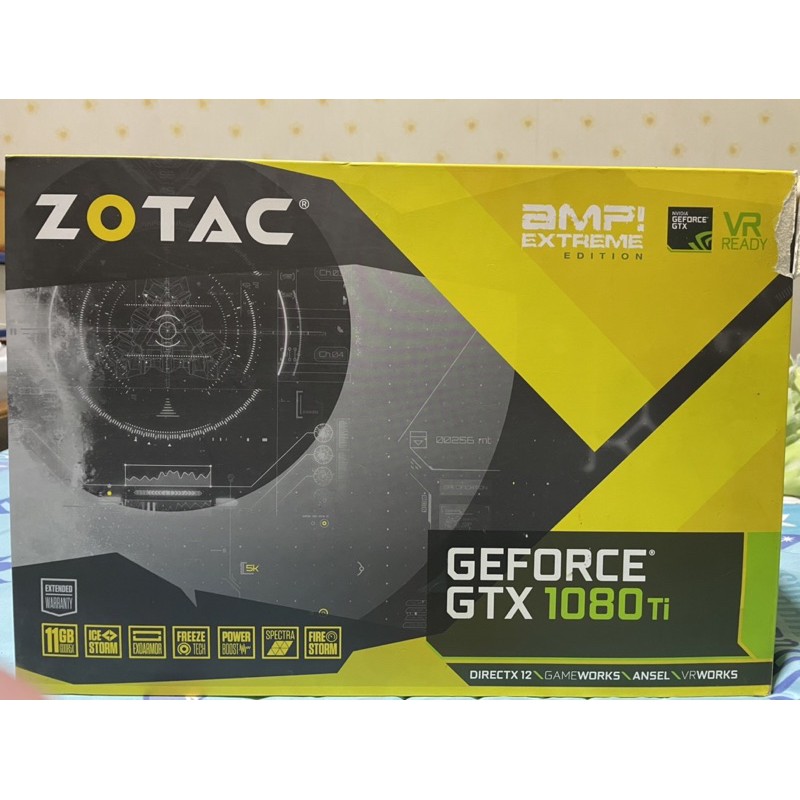 การ์ดจอ ZOTAC GTX 1080 Ti AMP Extreme มือสองใช้งาน 1 ปี