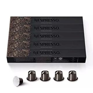 Nespresso Ispirazione Roma Ground Coffee Capsule เนสเพรสโซ โรม่า แคปซูล กาแฟคั่วบด 50 Capsules