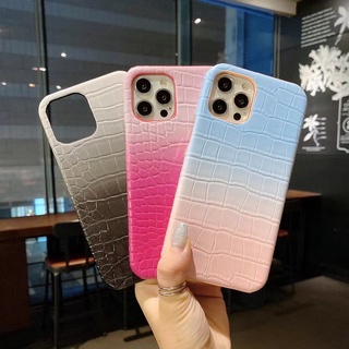 เคสโทรศัพท์มือถือลายหนังจระเข้สําหรับ Iphone13 12 11 Pro Max 12 X Xs Xr 7 8 Plus Se2