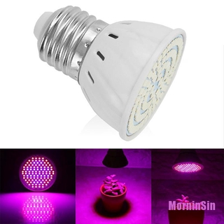 ❀Morninsin❀หลอดไฟปลูกพืชไฮโดรโปนิก LED E27 48 60 80 220V