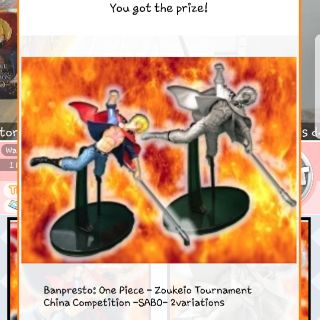 ฟิกเกอร์แท้ Banpresto: One Piece -Zoukeio Tournament China Competition - SABO - 2variations (แบบที่2 สีเทา)