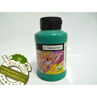 (KTS)สีอะคริลิค Silpakorn ( 121 Turquoise Green ) 500 ml