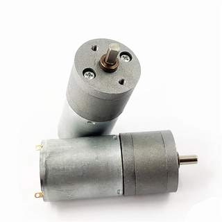 All Metal Gear 370 Gear Motor DC 3V-12V 9V 49RPM-195RPM Large Torque Gearbox Geared Motor Speed Reducer DIY Intelligent